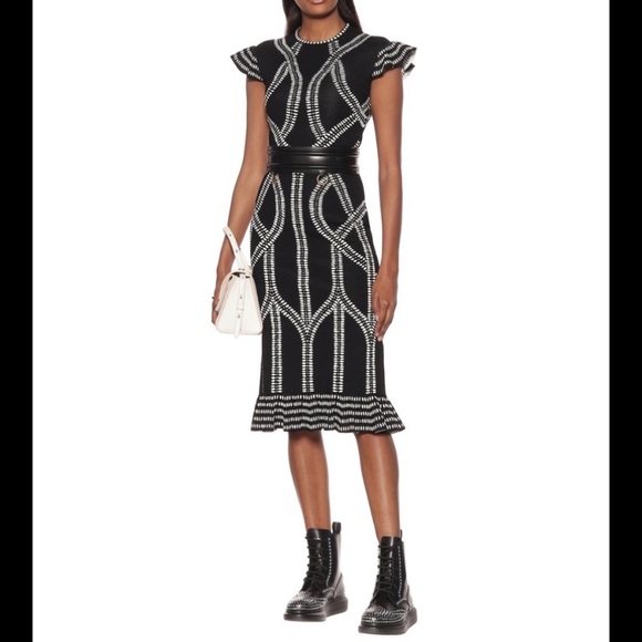 ❤️ ALEXANDER MCQUEEN Ankle Boots Logo Metallic - Picture 4 of 11